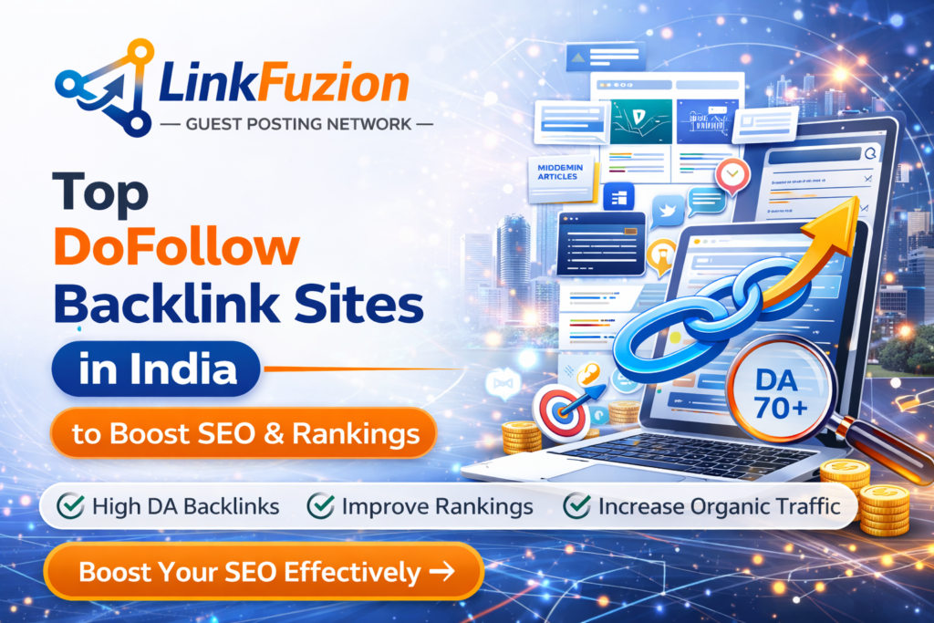 Top DoFollow Backlink Sites in India