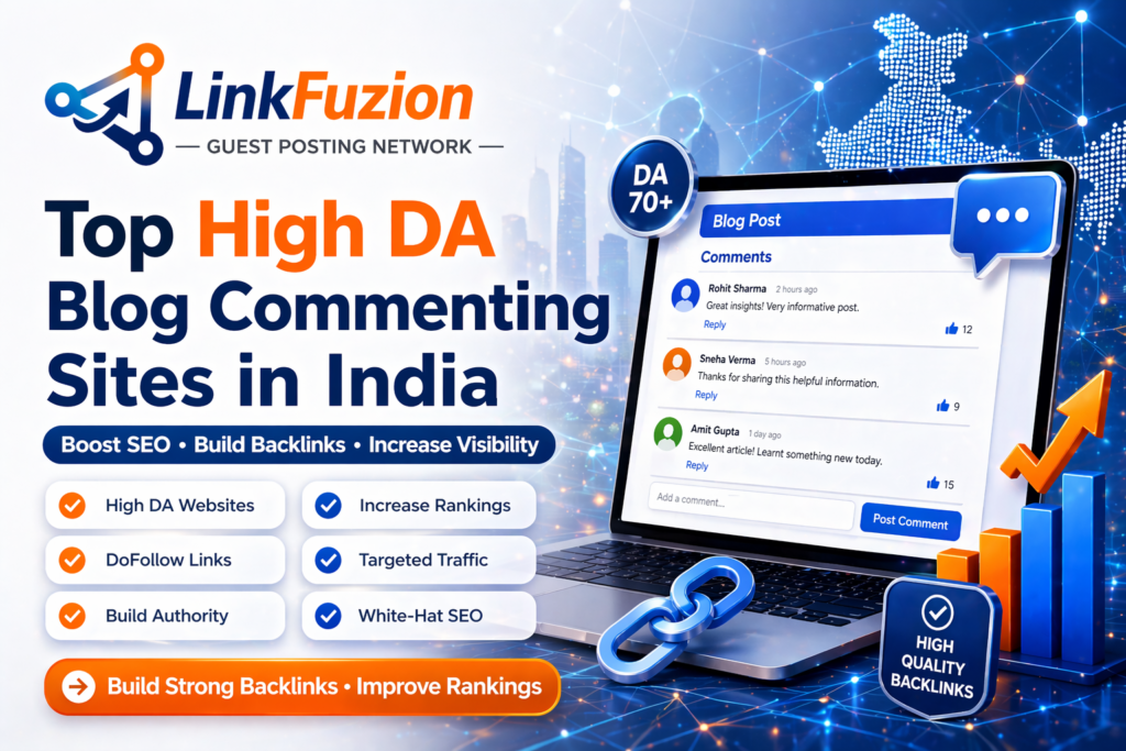 Top High DA Blog Commenting Sites in India