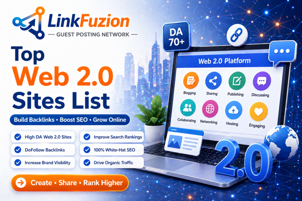 Top Web 2.0 Websites List for Backlinks